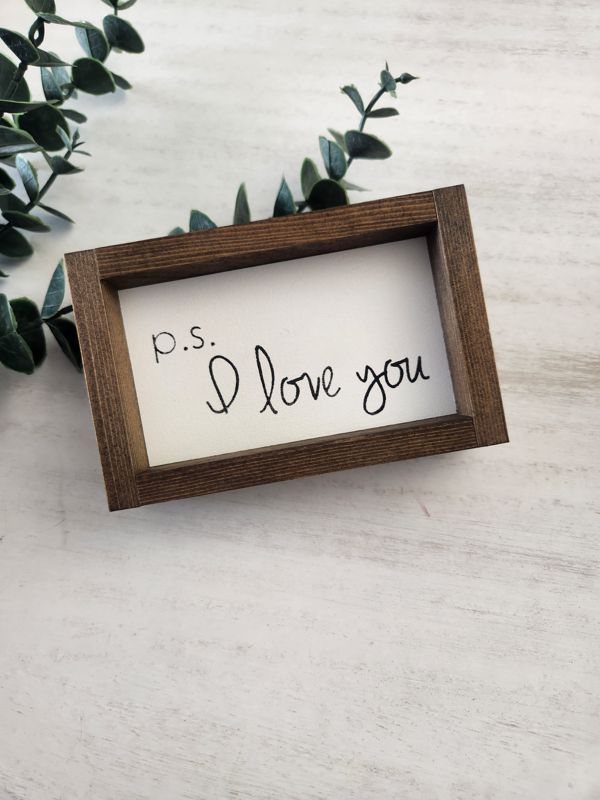 P.S. I LOVE YOU MINI SIGN