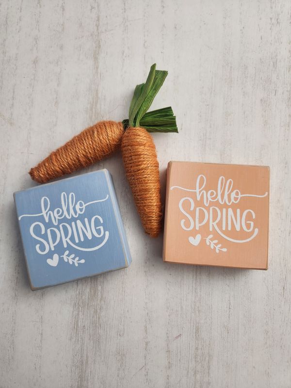 Spring/Easter Decor Blocks