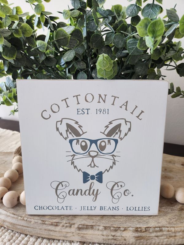 Cottontail Bunny Sign