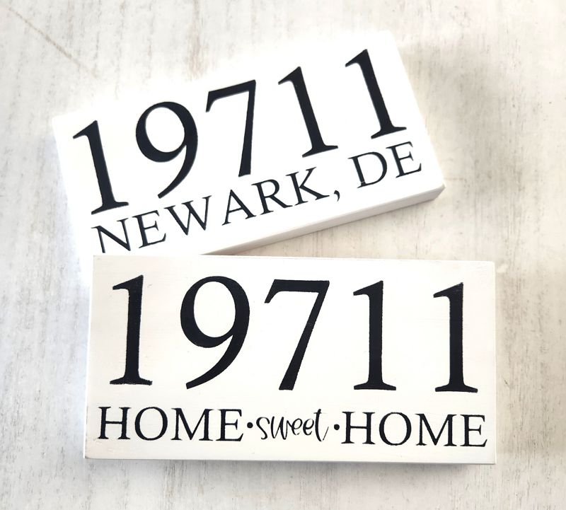 Zip Code Sign - Unframed