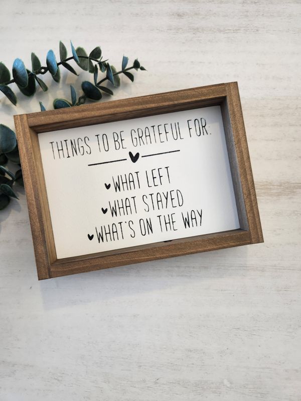 Things To Be Grateful For