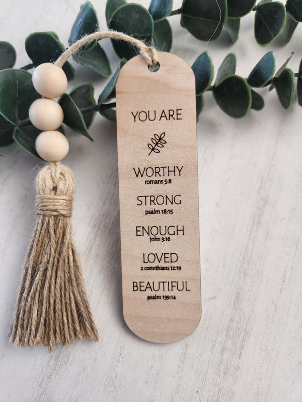Bookmarks with Beaded Tassel