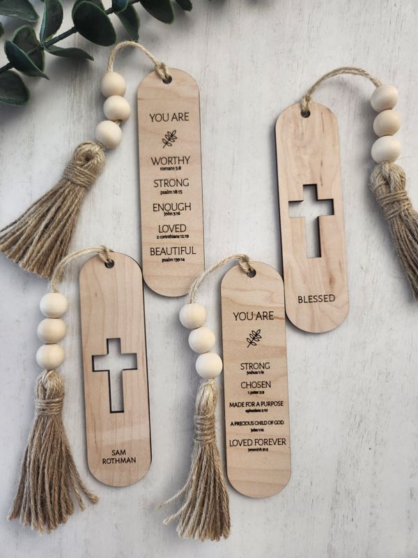 Bookmarks with Beaded Tassel