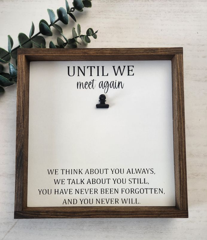 Until We Meet Again Photo Holder
