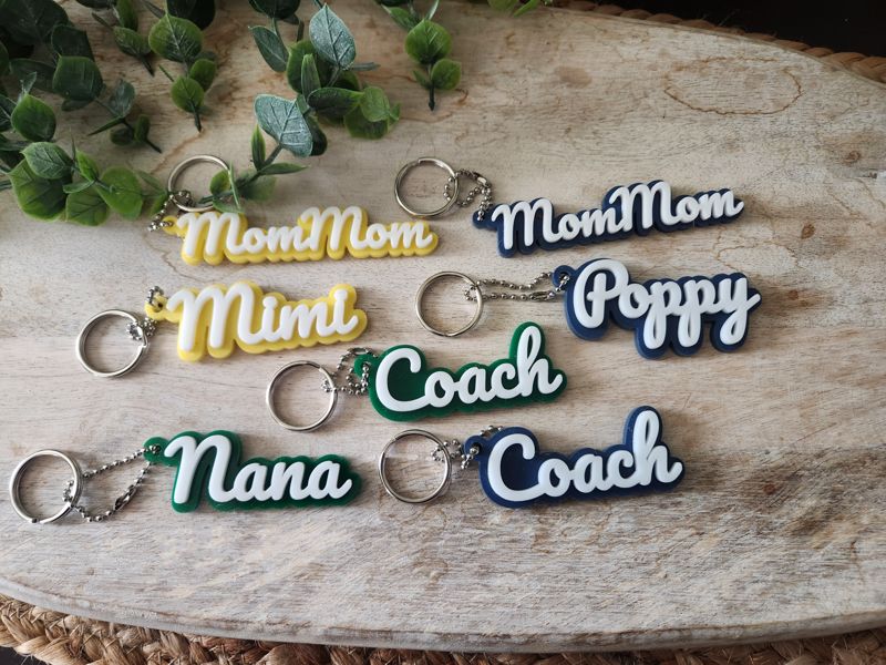 Acrylic Keychains - Female/Mom/Grandma/Custom Name