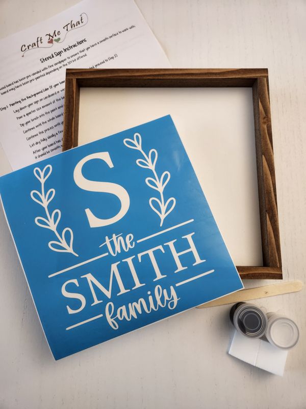 DIY Sign Kit - 8x8 Custom Sign