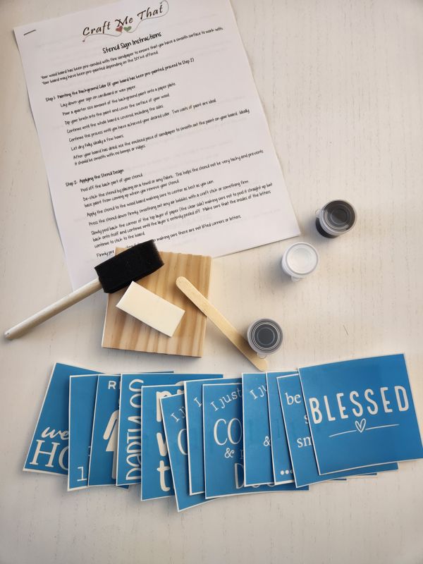 DIY KIt 3.5 x  3.5 Signs