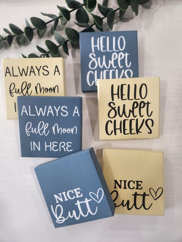 Funny Bathroom Signs - Various Designs
