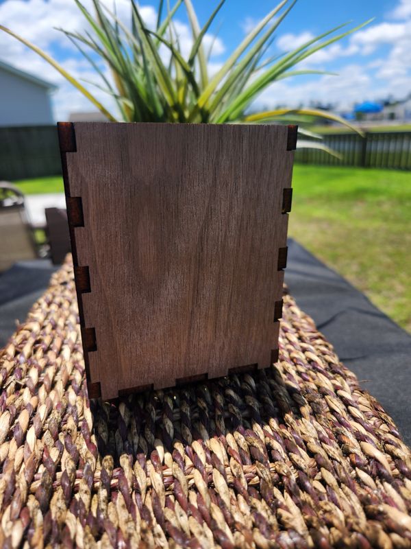 Hat Holder Engraved Wood Box