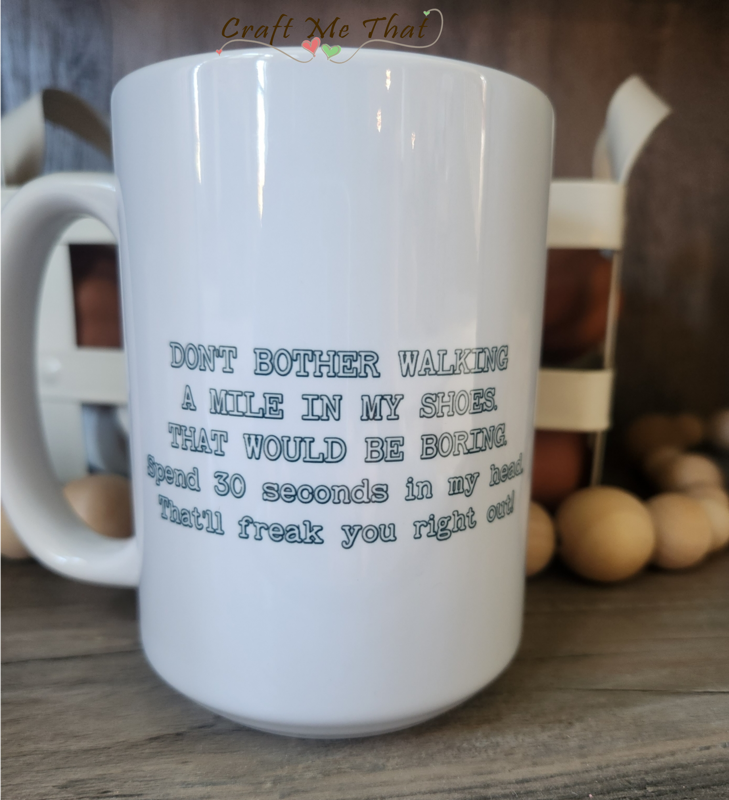 Spend 30 Seconds In My Head Mug
