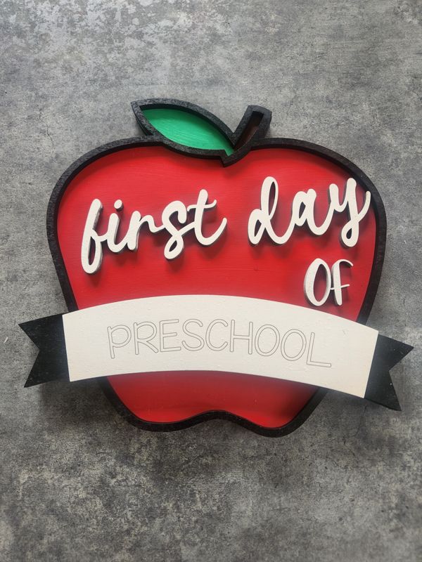 Interchangeable First/Last Day of School Sign