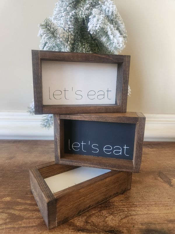Let's Eat Mini Sign