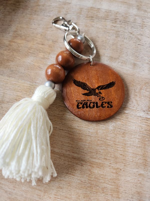 Keychains with Eagles Vintage Logo