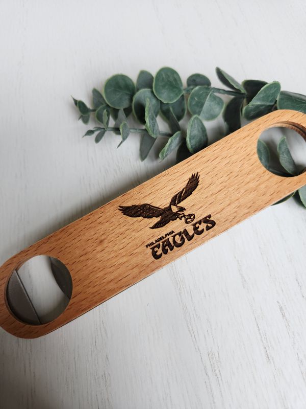 Large Bottle Opener with Eagles Vintage Logo