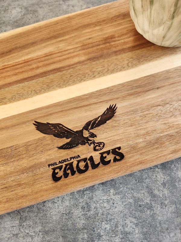 Two Handle Cutting Board/Serving Tray - Vintage Logo