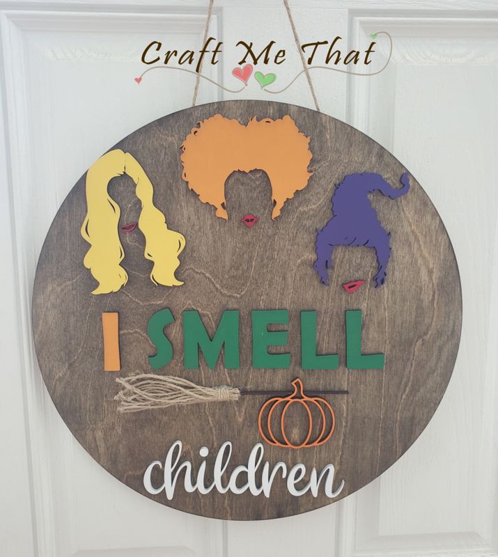 I Smell Children Door Hanger