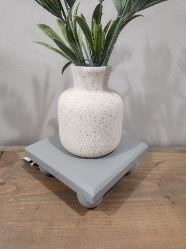 SMALL GRAY RISER/STAND - MOVING SALE