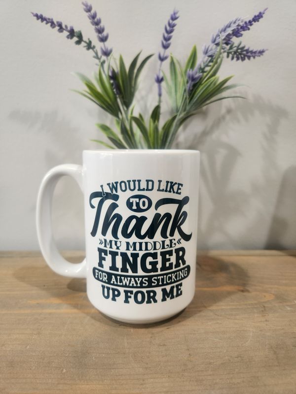 MUG - MIDDLE FINGER