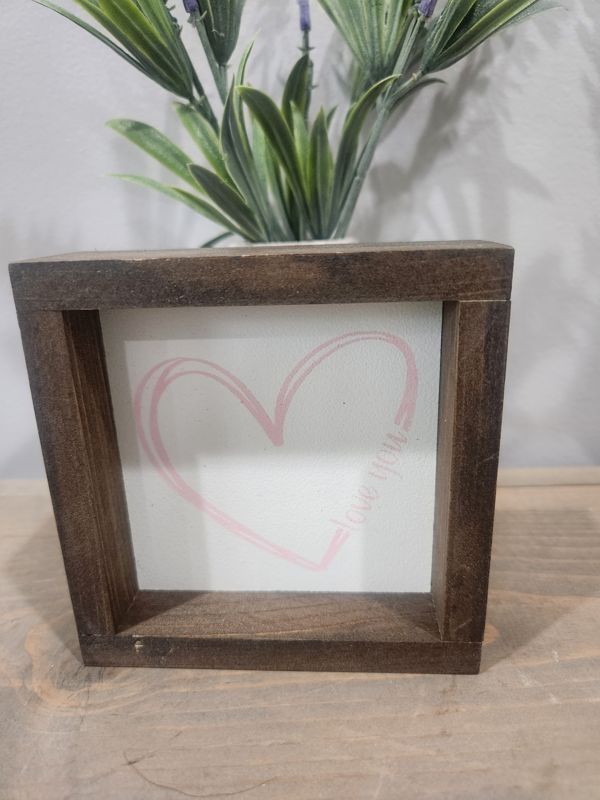 LOVE YOU 4X4 SIGN