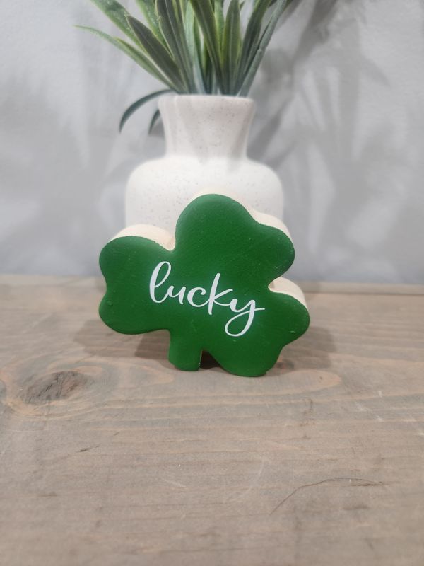 MINI LUCKY WOOD SHAMROCK
