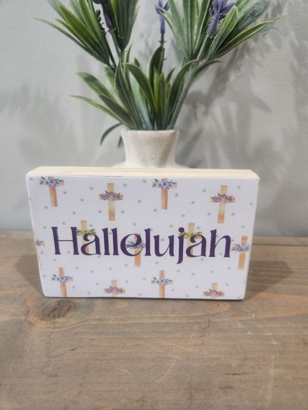 HALLELUJAH SMALL SIGN