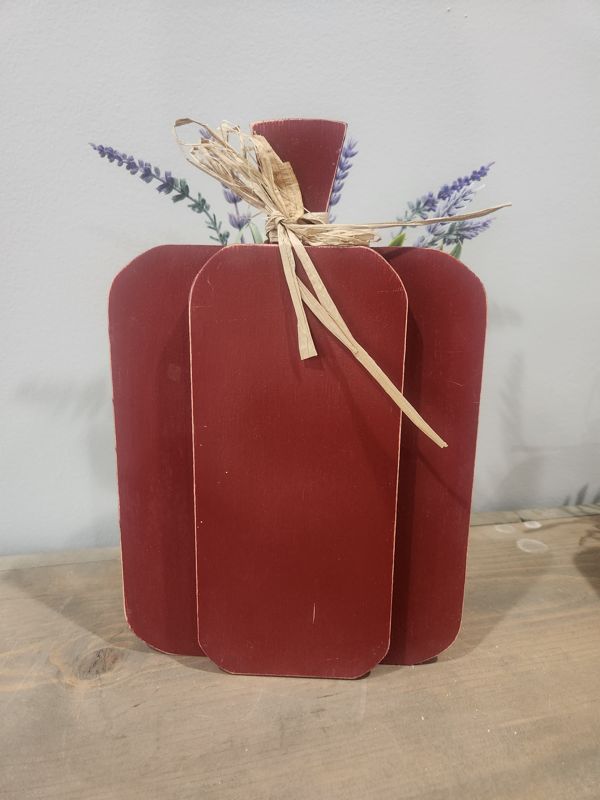 LARGE BURGANDY PUMPKIN