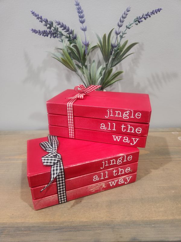 JINGLE ALL THE WAY BOOK STACK