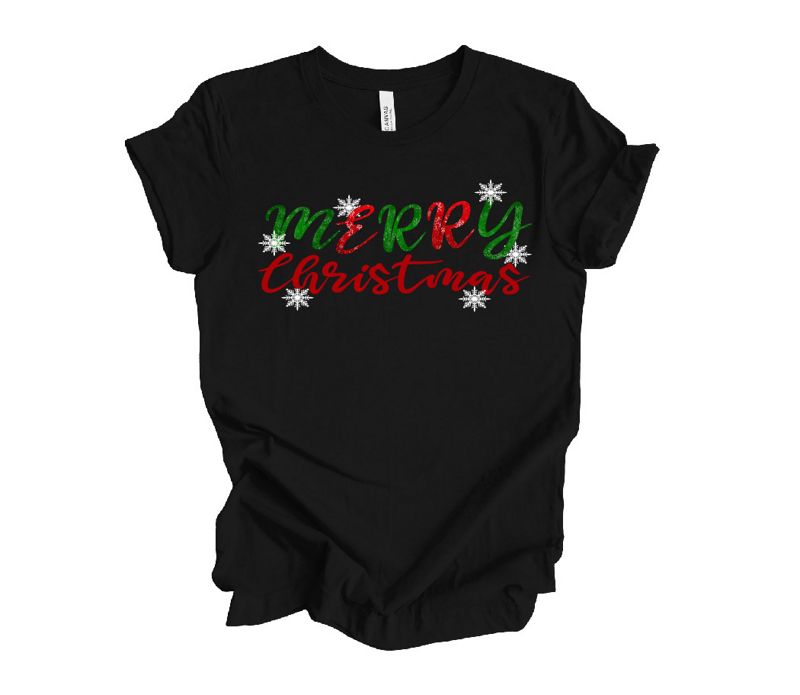 Merry Christmas Snowflakes