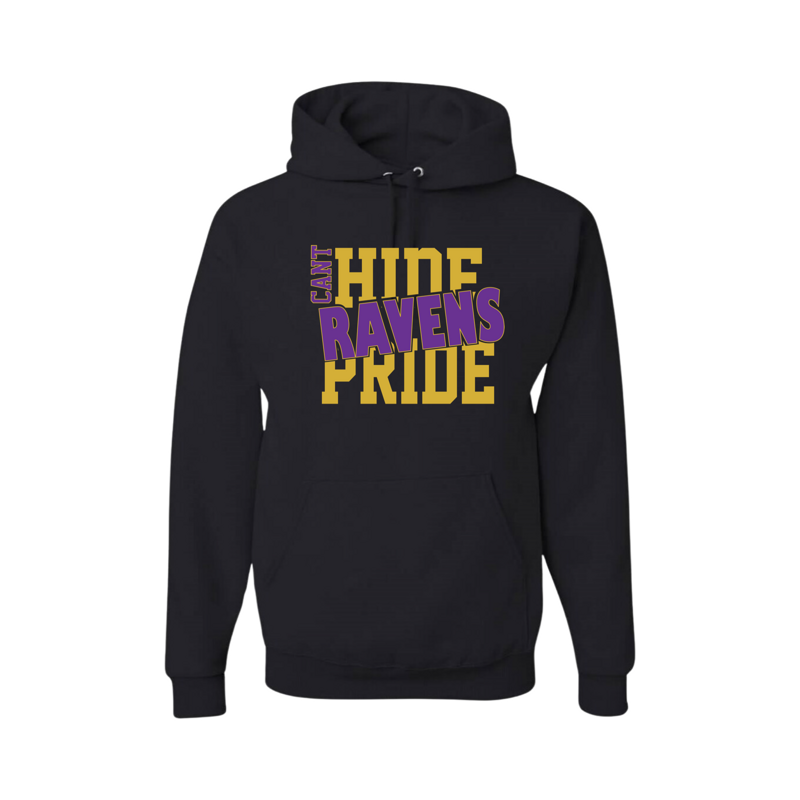 Black Cant Hide Ravens Pride Hoody 2