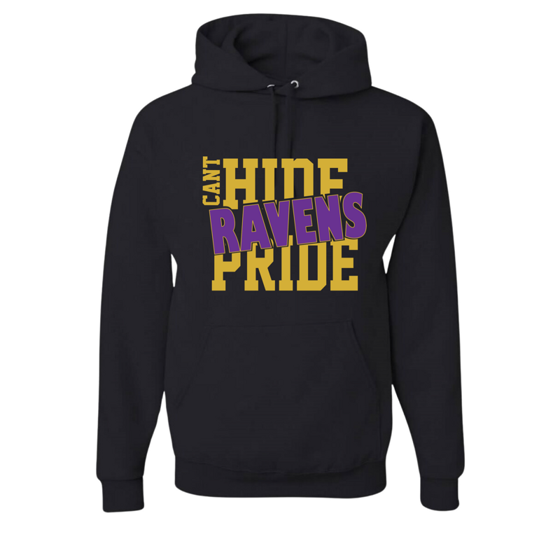 Black Cant Hide Ravens Pride Hoody 3
