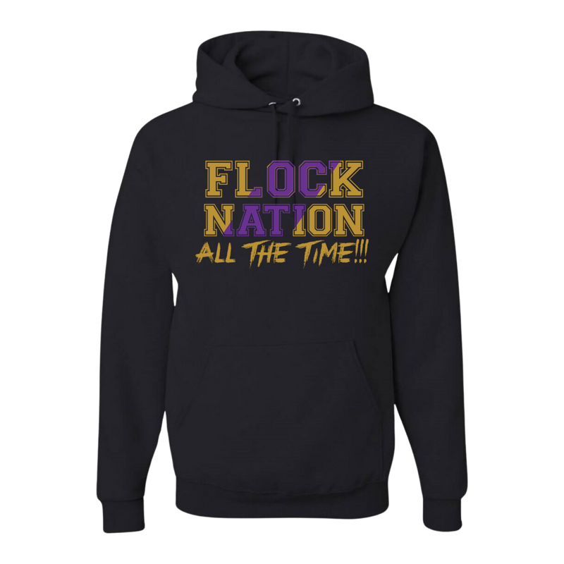 Black Flock Nation Hoody
