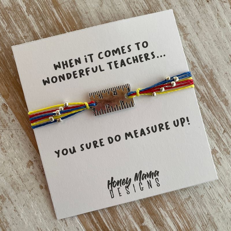 Ruler Teacher Bracelet