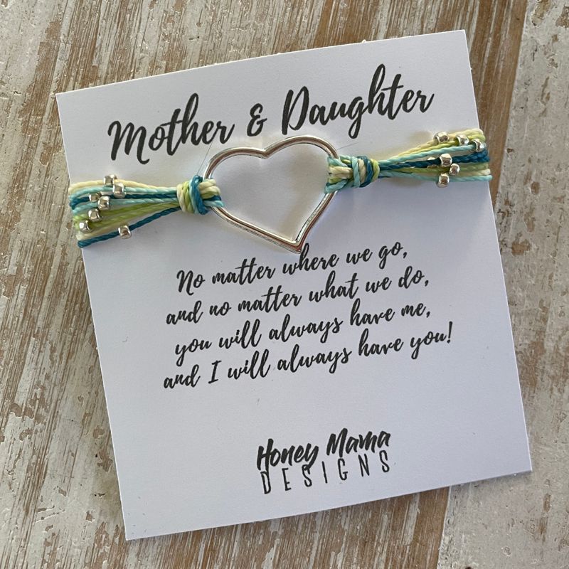 Mother & Daughter Heart Bracelet