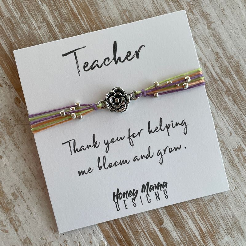 Flower Teacher Bracelet