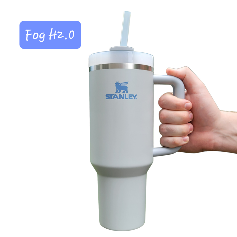 Sunflower Stanley, **FREE KEYCHAIN, Engraved 40 oz Tumbler, Engraved Stanley, Full Wrap, Sunflower, Quencher H2.0, Personalized Stanley (Fog H2.0, Wildflower Only)
