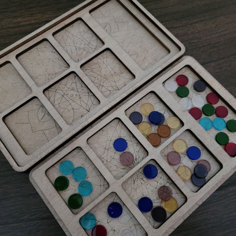 Mancala, Mancala Board, Mancala Set, Mancala Board Game, Family Game Night, Personalized Game, Custom Game (Mancala Set)