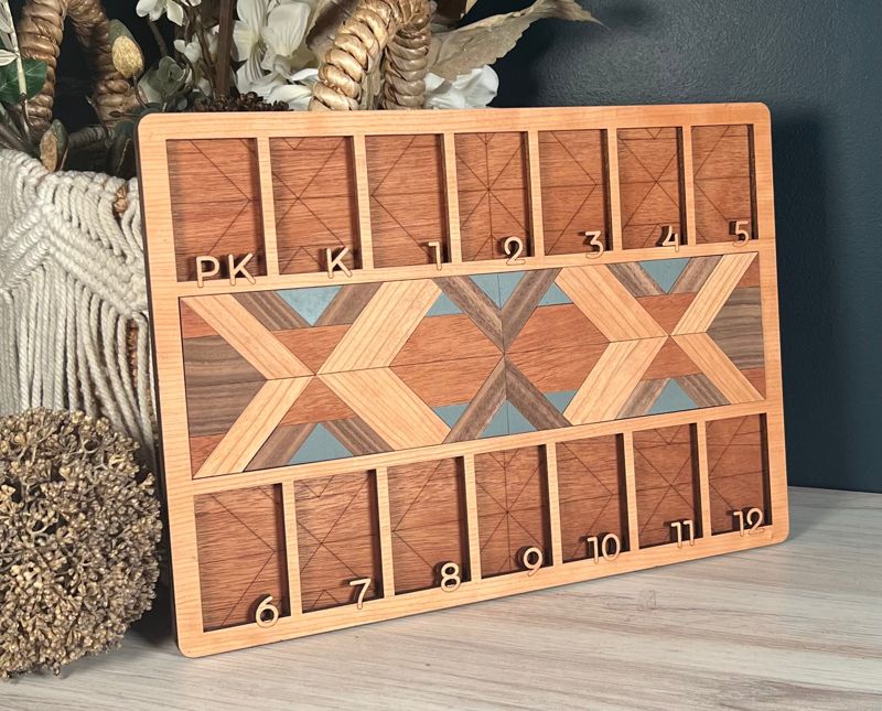 School Years Photo Frame, Custom Wooden School Picture Frame, Preschool to Graduation, Baby First Year Photo Frame (11x15 School Years)