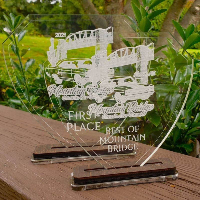 Custom Engraved Acrylic Trophy - Create Your Perfect Trophy