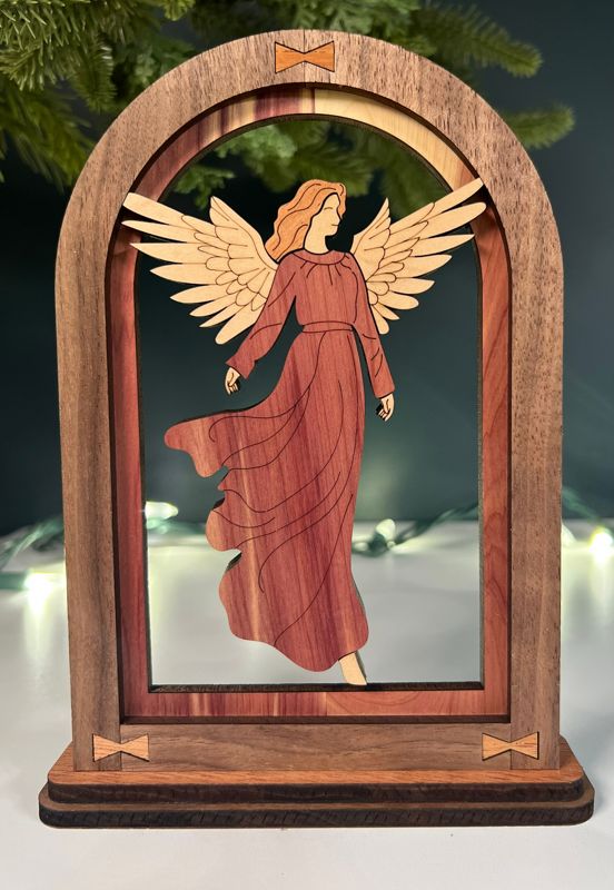 Christmas Arch Mantle Decor - Angel, Cross, Reindeer, Tree, and More!