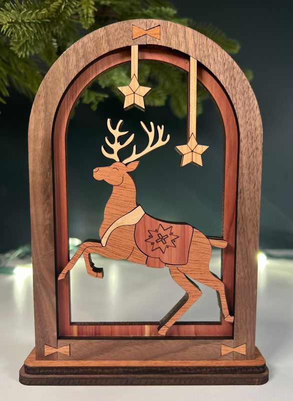 Christmas Arch Mantle Decor - Angel, Cross, Reindeer, Tree, and More!