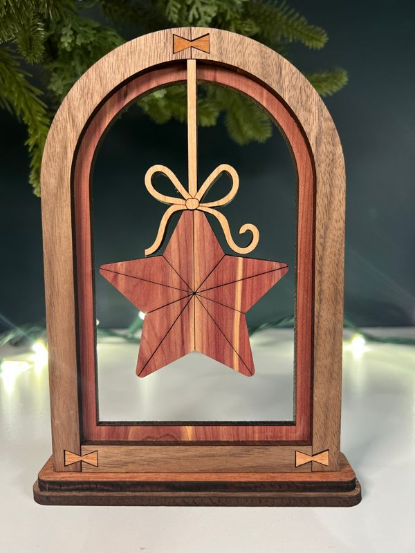 Christmas Arch Mantle Decor - Angel, Cross, Reindeer, Tree, and More!