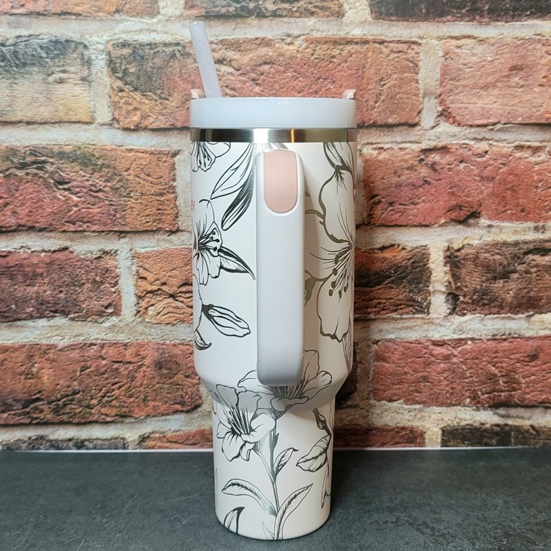 Azalea Stanley, Azalea Tumbler, Wildflower Stanley, Rhododendron Tumbler, Gardener Tumbler, Florist, Floral Tumbler (30oz Pool H2.0, Azalea Only)