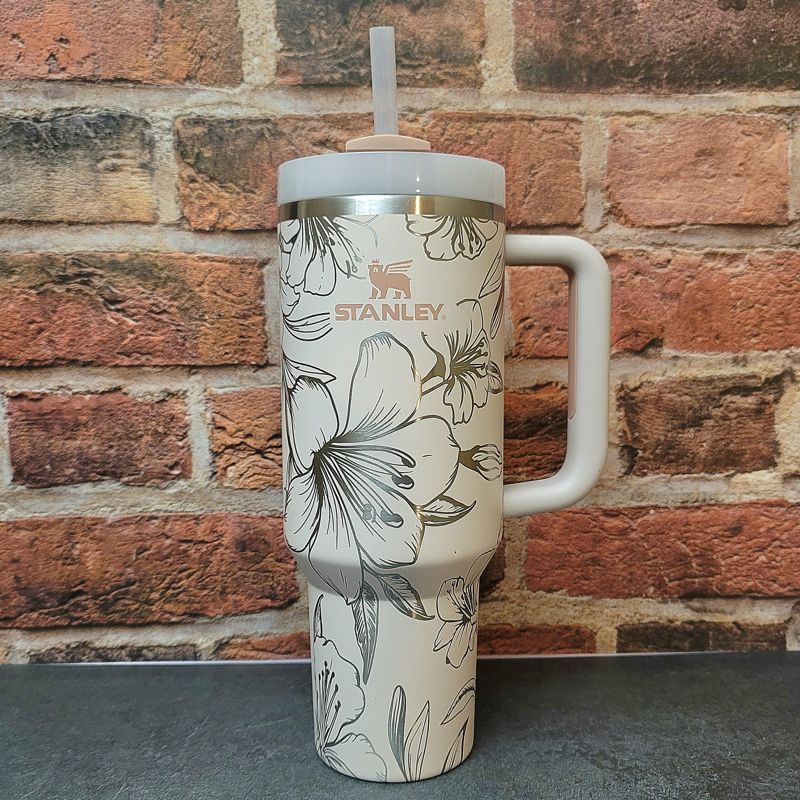 Azalea Stanley, Azalea Tumbler, Wildflower Stanley, Rhododendron Tumbler, Gardener Tumbler, Florist, Floral Tumbler (30oz Pool H2.0, Azalea Only)