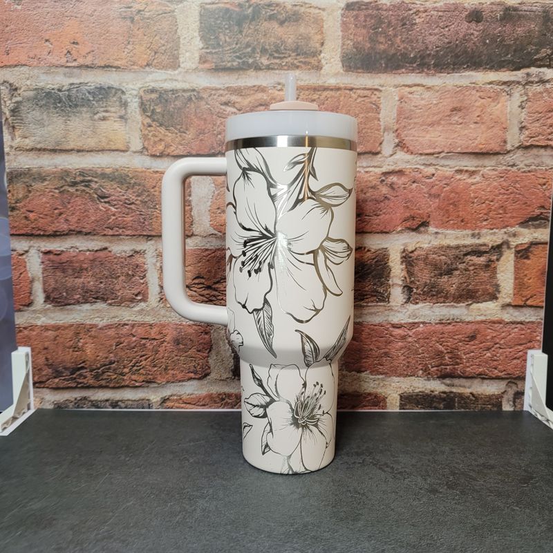Azalea Stanley, Azalea Tumbler, Wildflower Stanley, Rhododendron Tumbler, Gardener Tumbler, Florist, Floral Tumbler (30oz Pool H2.0, Azalea Only)