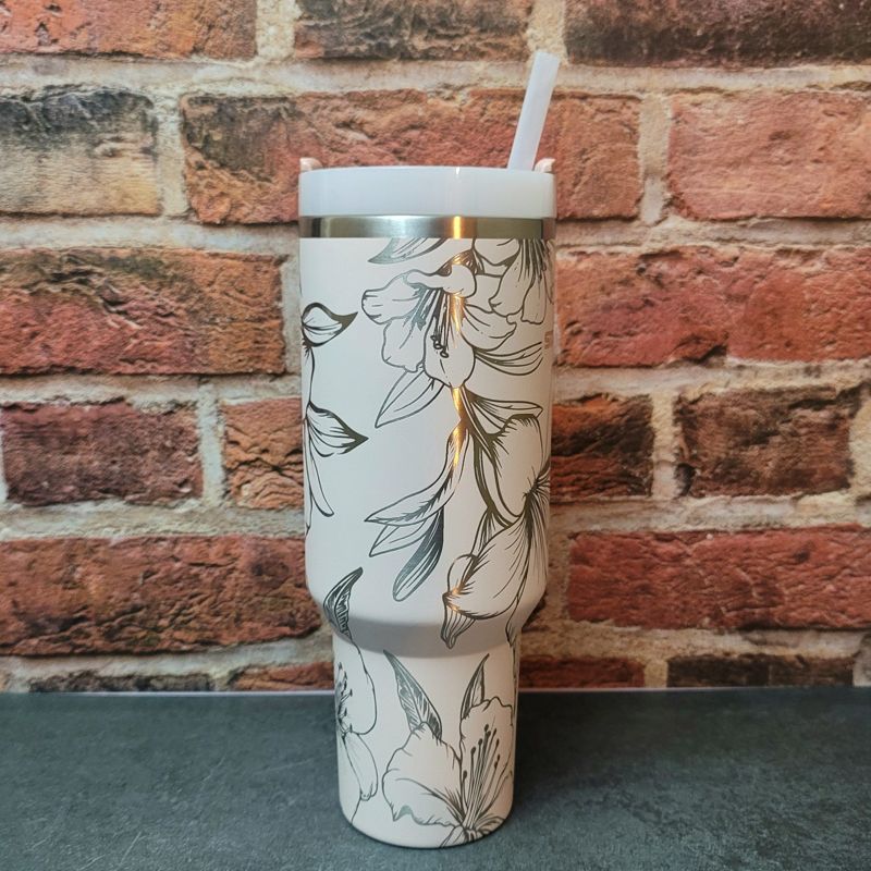 Azalea Stanley, Azalea Tumbler, Wildflower Stanley, Rhododendron Tumbler, Gardener Tumbler, Florist, Floral Tumbler (30oz Pool H2.0, Azalea Only)