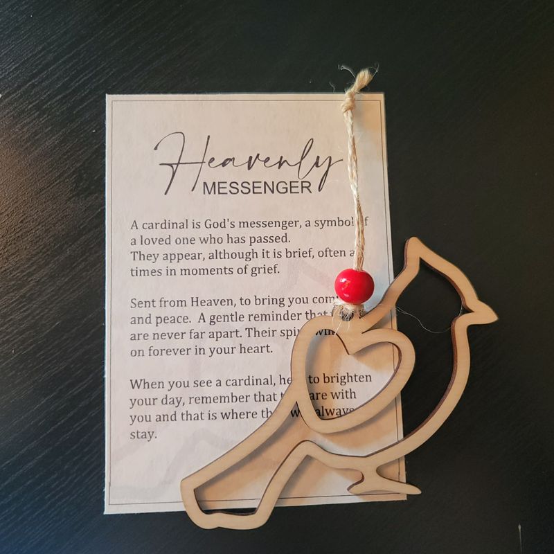 Cardinal Ornament, Heavenly Messenger Ornament
