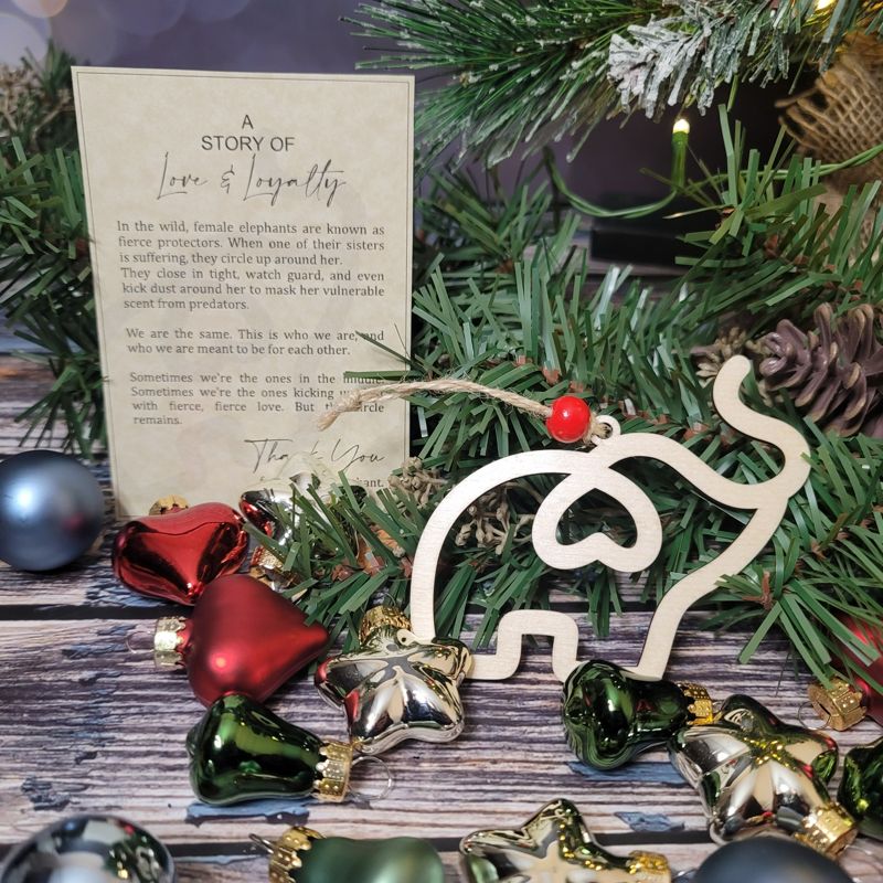 Elephant Ornament, Love and Loyalty Ornament