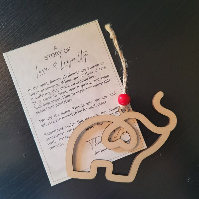 Elephant Ornament, Love and Loyalty Ornament