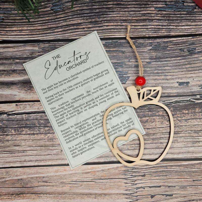 Apple  Ornament, Educator Orchard Ornament