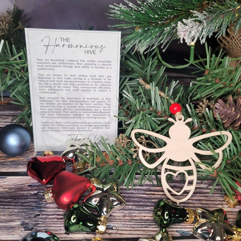 Bumblebee  Ornament, Harmoniums Hives Ornament